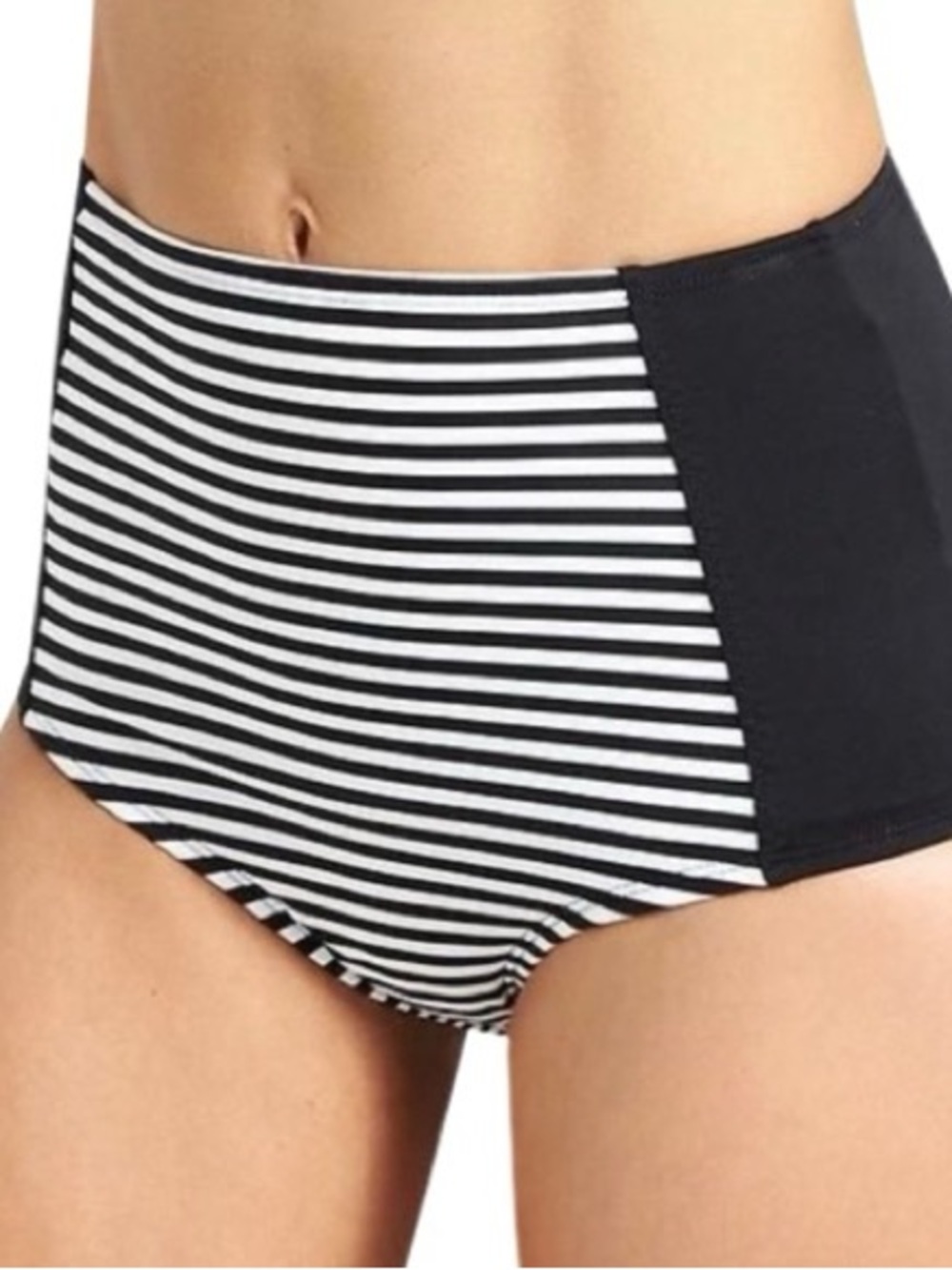 ATHLETA Montauk Striped High Waist Bikini Bottoms (never worn)
Size Medium